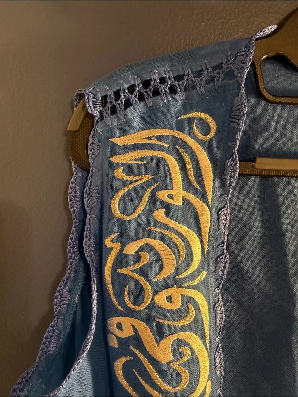 Light Blue Arabian Bisht Cloak